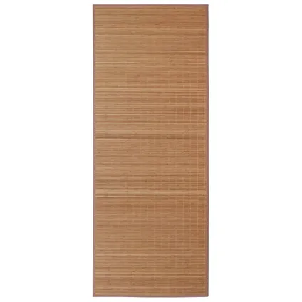 vidaXL Tapis en bambou 100x160 cm Marron