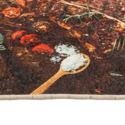 vidaXL Tapis de cuisine multicolore 60x180 cm lavable 6