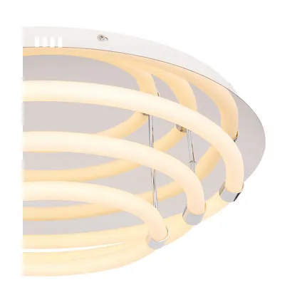 Globo Plafondlamp Epi LED metaal verchroomd 1x LED 5