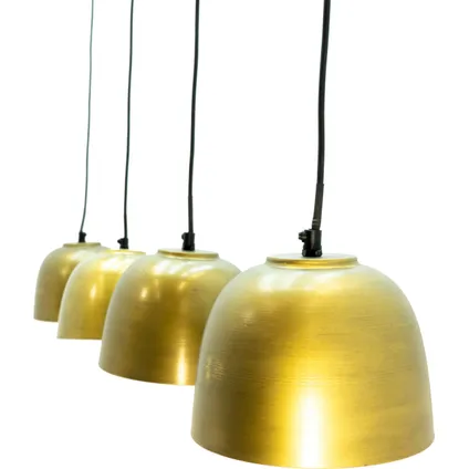 Globo Hanglamp Hermi I antiek brons 4x E27 3