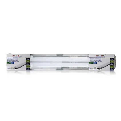 V-TAC VT-12023 Réglette LED avec tubes - IP65 - Blanc - 36W - 3400 Lumens - 6400K - 120CMx2 6