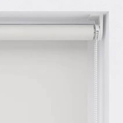 Store enrouleur Mini - Occultant - Blanc - 120 x 150 - Pleine couleur - Montage sans perçage 2