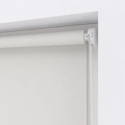Store enrouleur Mini - Occultant - Blanc - 120 x 150 - Pleine couleur - Montage sans perçage 3
