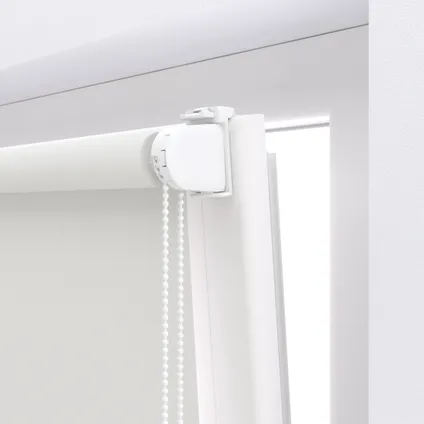 Store enrouleur Mini - Occultant - Blanc - 120 x 150 - Pleine couleur - Montage sans perçage 4