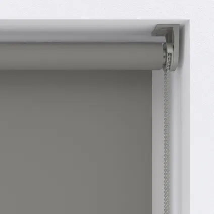 Rolgordijn Verduisterend Mini - Grijs - 110 x 150 cm - Full Color - Montage zonder boren 2