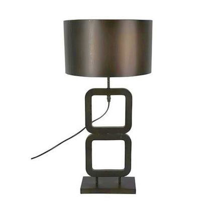 Lampe de table non marquée Paxton 31 x 64 cm E27 Steel 40W noir