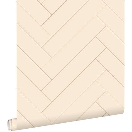 ESTAhome papier peint chevron beige - 50 x 900 cm - 139779