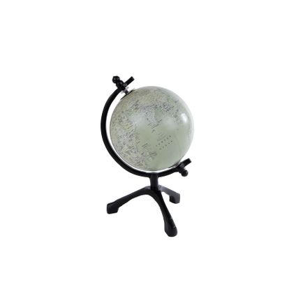 Globe sur le métal pied 14x12x22cm