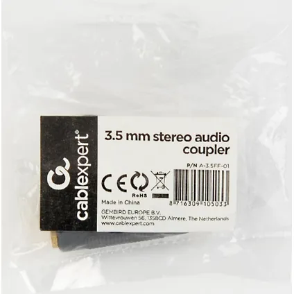 CableXpert - 3.5 mm stereo audio koppelstuk 2