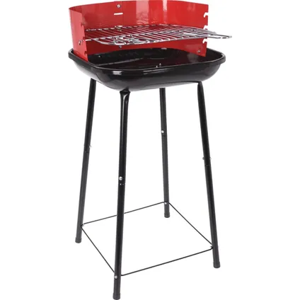 Barbecue | 41 x 40 x 74 cm | Inclusief windscherm en grillplaat 2