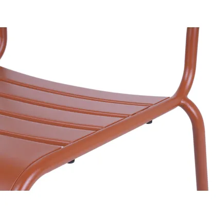 MaximaVida chaise de jardin en métal Max XXL rouille-brun - 2 pièces 4