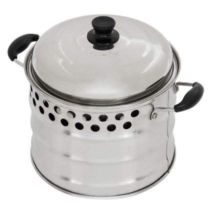 BBQ#BOSS Roestvrijstalen kookpot voor raketfornuis, Ø 24 cm, 6,8 liter