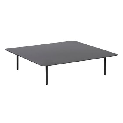 Table Basse - Aluminium - Antraciet - 24X95x95 - Exotan - Como