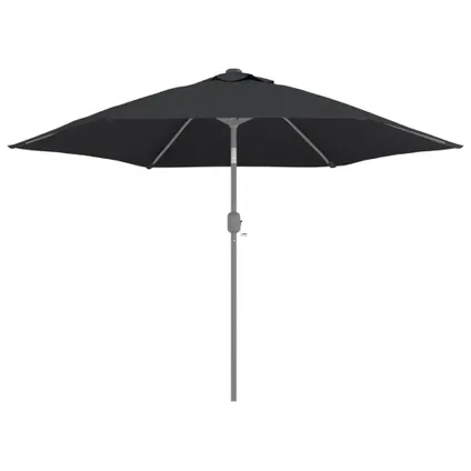 vidaXL Vervangingsdoek voor parasol 300 cm zwart 5