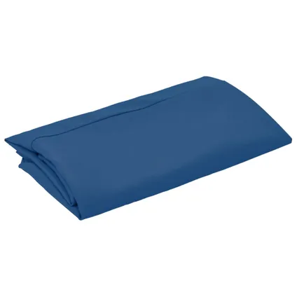 vidaXL Tissu de remplacement pour parasol déporté bleu azuré 300 4