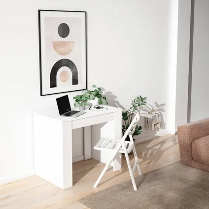 Table console extensible, Skraut Home, 220, Blanc 4