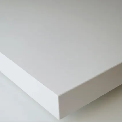 Skraut Home - Eettafel 140cm uitschuifbaar 200cm, kleur mat wit 6