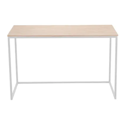 Skraut Home - Desktop Table, MIA -model, 120x60x75 cm, Eik en wit, Noordse stijl 2