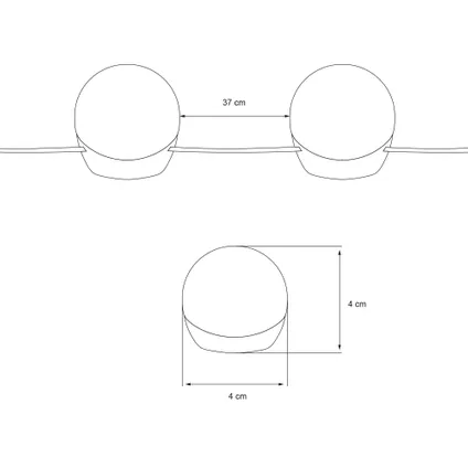 ML-Design Kaptafel met LED Verlichting, Kaptafel met Spiegel en 2 Laden, 80 x 40 x 140 cm, Wit 8