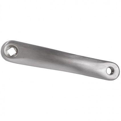 Crank aluminium 170 mm links zilver