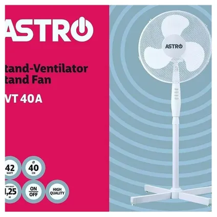 Astro debout ventilateur blanc Ø40 cm 6