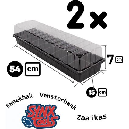 Synx Tools 2x Zaaikas Kweekbak Multi-Pack