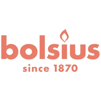 BOLSIUS STUB COUT CANDLE SUEDE BRORN ø68 mm - Hauteur 8 cm - Brown rougeâtre - 35 heures de brûlure 3