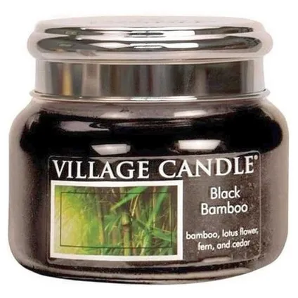 Village Candle Geurkaars Black Bamboo -Zwart - 55 branduren