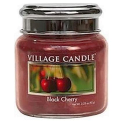 Bougie du village - Cherry noire - mini bougie - 25 heures de brûlure