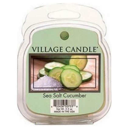 Village Candle Geurwax Sea Salt Cumcumber 3 X 8 X 10,5 cm Groen