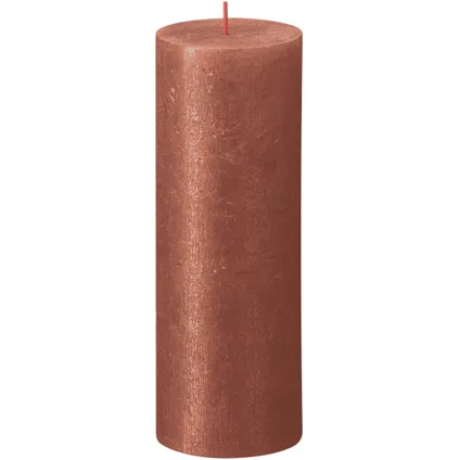 Bolsius Stub Candle Shimmer AMBER - Ø68 mm - Hauteur 19 cm - 85 heures de brûlage 3