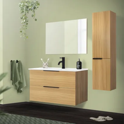 Ensemble de meubles de salle de bains ML-Design 4 pièces, meubles de salle de bains 2