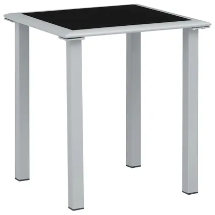 vidaXL - Aluminium - Ligbedden 2 st met tafel aluminium groen - TLS310540 9