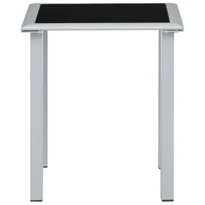 vidaXL - Aluminium - Ligbedden 2 st met tafel aluminium groen - TLS310540 10