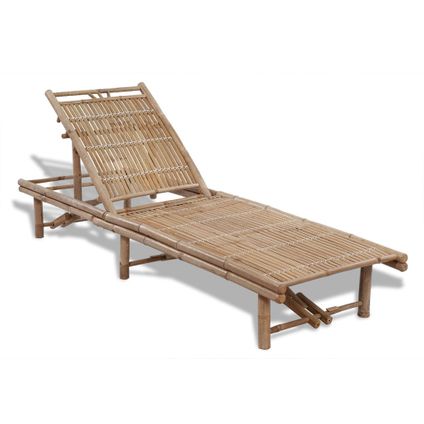 The Living Store - Bois - Chaise longue Bambou - TLS41499