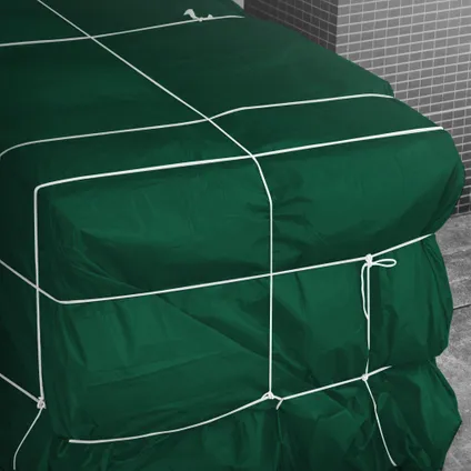 Bâche de couverture ECD Germany Premium Bâche en tissu avec oeillets, 5x7m 35m², 650g/m², vert, PVC 9