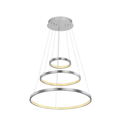 Globo Lampe Suspendue - Métal - Moderne - LED - L:cm - Gris