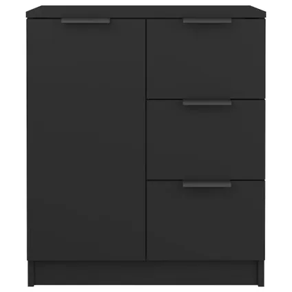 Maison du'monde - Dressoir 60x30x70 cm bewerkt hout zwart 3