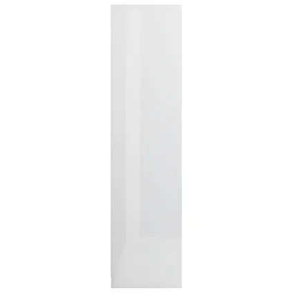 Maison du'monde - Garde-robe avec tiroirs Blanc brillant 50x50x200 cm Aggloméré 5