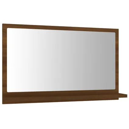 Maison du'monde - Miroir de bain Chêne marron 60x10,5x37 cm Bois d'ingénierie 2