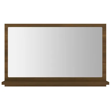 Maison du'monde - Miroir de bain Chêne marron 60x10,5x37 cm Bois d'ingénierie 3