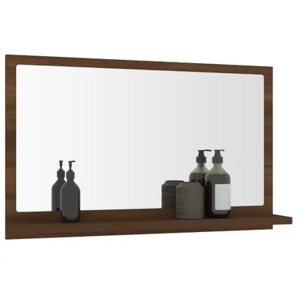 Maison du'monde - Miroir de bain Chêne marron 60x10,5x37 cm Bois d'ingénierie 6
