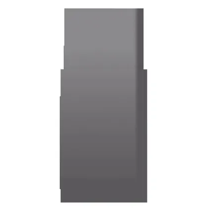 Maison du'monde - Bijzetkast 60x26x60 cm spaanplaat hoogglans grijs 6