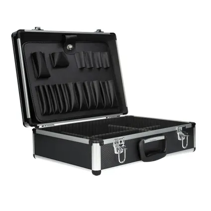 ERRO Aluminium Koffer - 457x330x152 - zwart