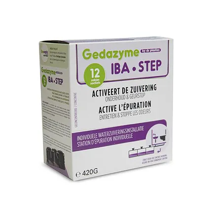gedazyme IBA 12 sachets - DS Plastics - puration de votre station d'épuration