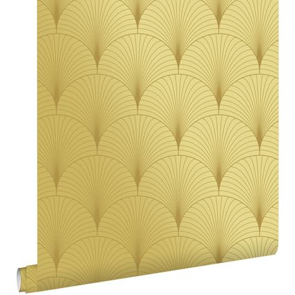 ESTAhome behangpapier art deco motief goud - 0.53 x 10.05 m - 139782