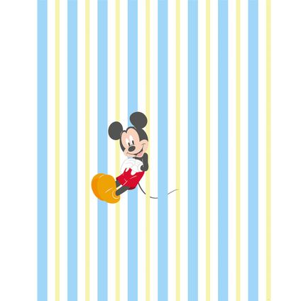 Komar fotobehangpapier Mickey Mouse blauw, geel en rood - 2 x 2,50 m - 612763