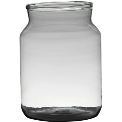 Bellatio design Vaas - gerecycled glas - 21 x 30 cm