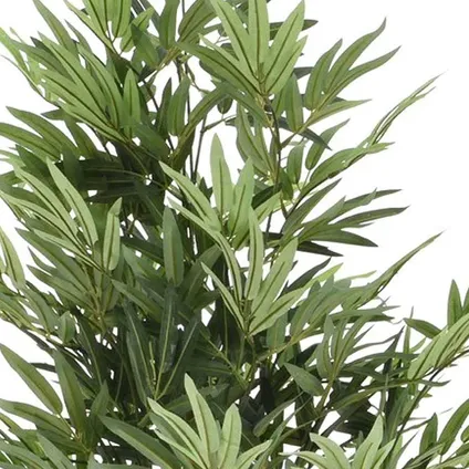 Bellatio Flowers & Plants Kunstplant - bamboe - 125 cm - groen 2