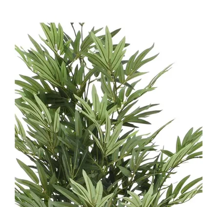 Bellatio Flowers & Plants Kunstplant - bamboe - 125 cm - groen 3